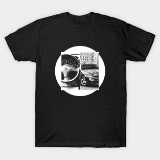 NISSAN 300ZX Black 'N White 5 (Black Version) T-Shirt